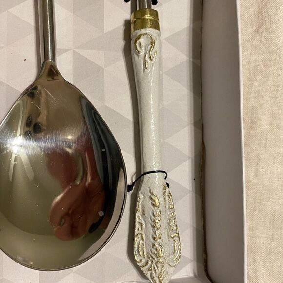 Elle Baroque 2-Piece Salad Serving Set - Picture 3 of 7